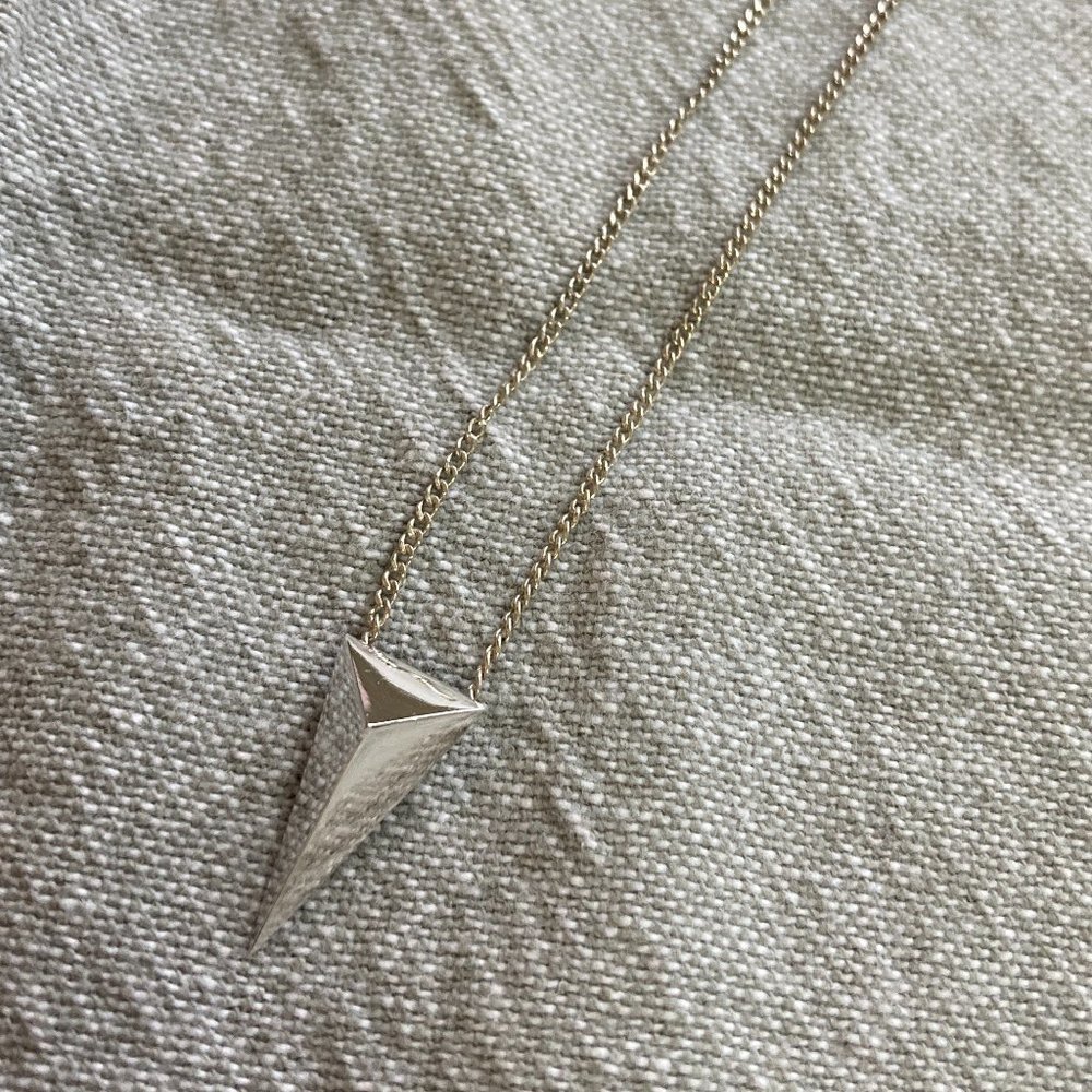 Alexis Bittar - Small Pyramid Pendant Necklace - Picture 3 of 7